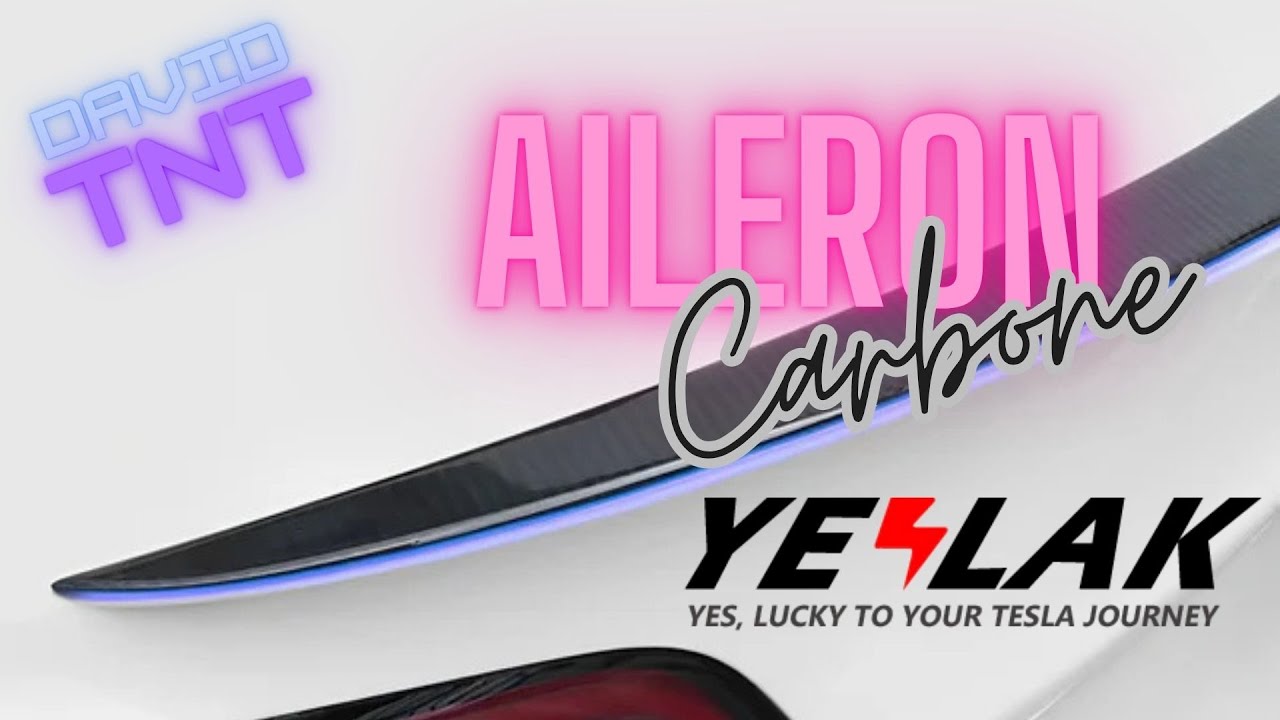 Le plus bel aileron pour Model 3, est en carbone.