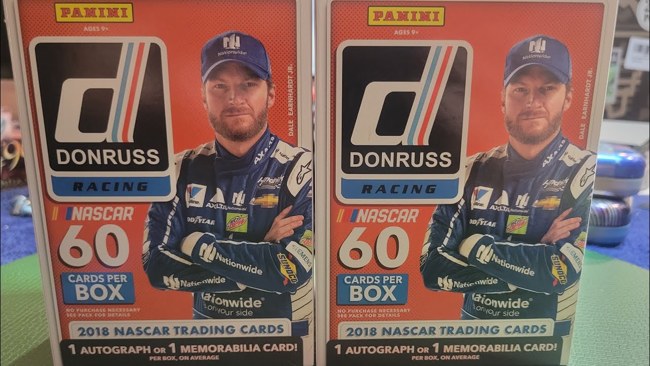 2 - 2018 Panini Donruss Nascar Racing Blaster Boxes!