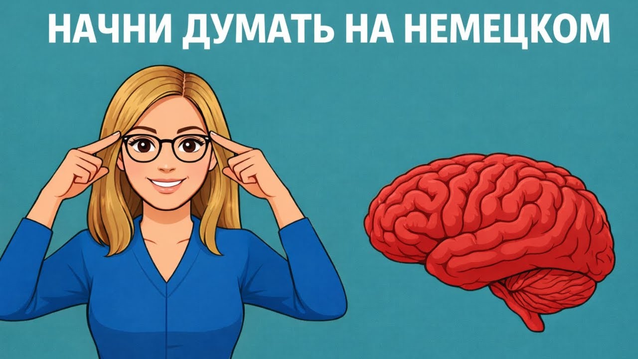 100 ФРАЗ, которые учат твой мозг ДУМАТЬ на НЕМЕЦКОМ. СУПЕР ТРЕНИРОВКА немецкогоязыка.