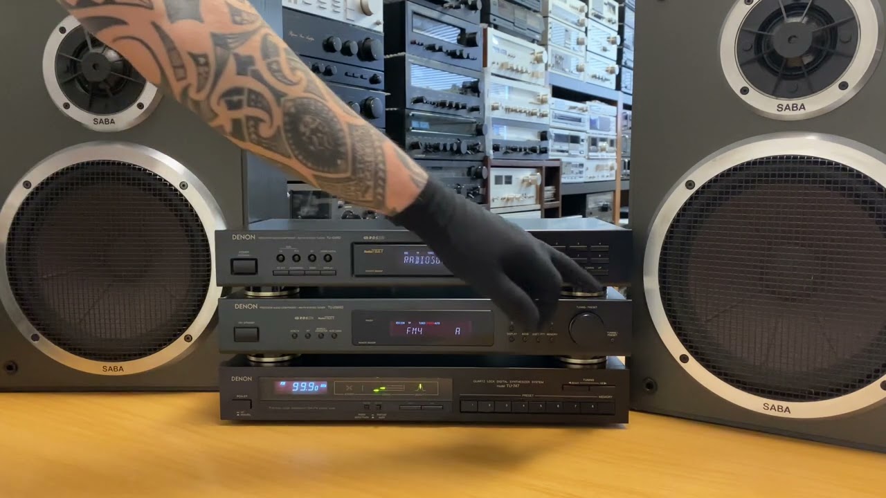 DENON TU-747 &  DENON TU-235RD &  DENON TU-425RD  80er / 90er Stereo Tuner/Radio
