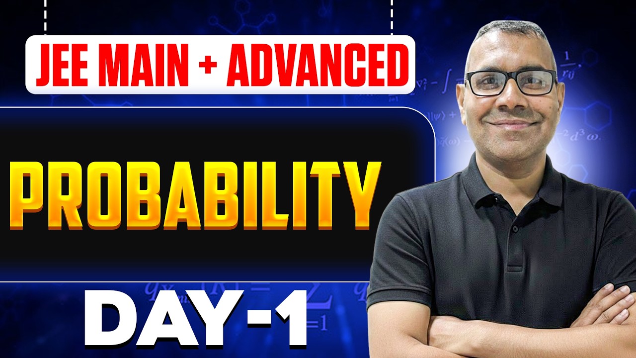 Master Probability for JEE Main 2026 | Important Concepts & Tricks|  100% Concept + PYQs