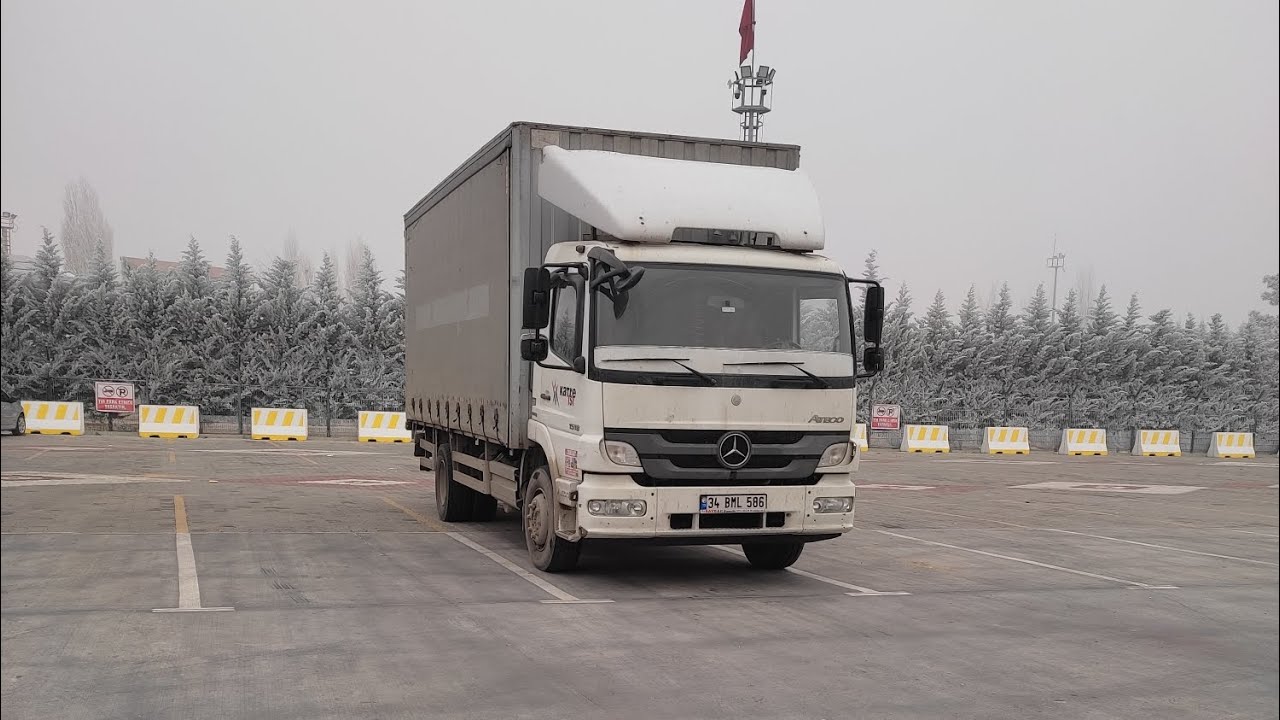 KAMYONLA ANKARA AKSARAY SEFERİ !! | 2023 ün İLK ÇEKİMİ SİSLİ HAVADA YOLCULUK!!! #mercedes#sohbet#yol