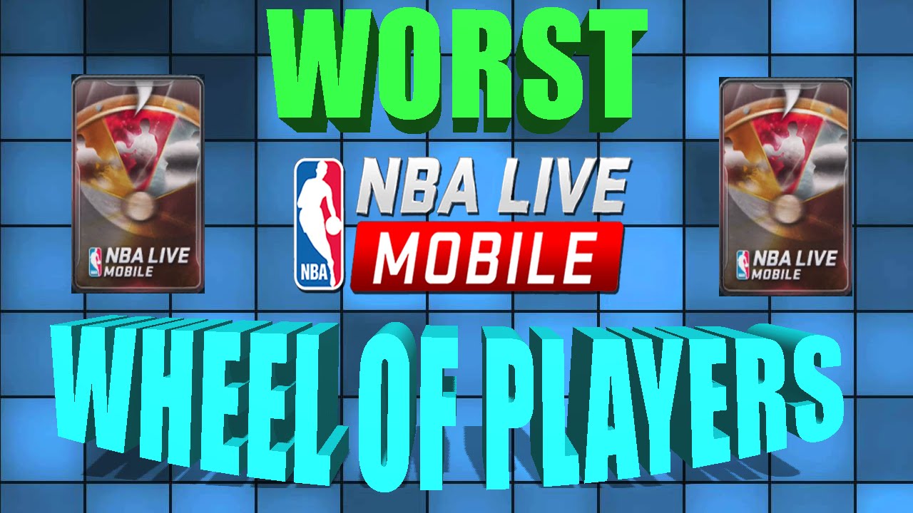 WORST WHEEL OF PLAYERS PACK OPENING!!! NBA LIVE MOBILE!! OMG!! SO BAD!!