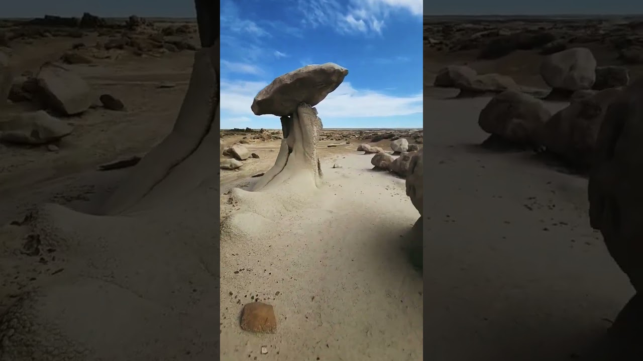 What would composition look like in the Bisti Badlands? #DiscoverNavajo #NMTrue #JoltYourJourney