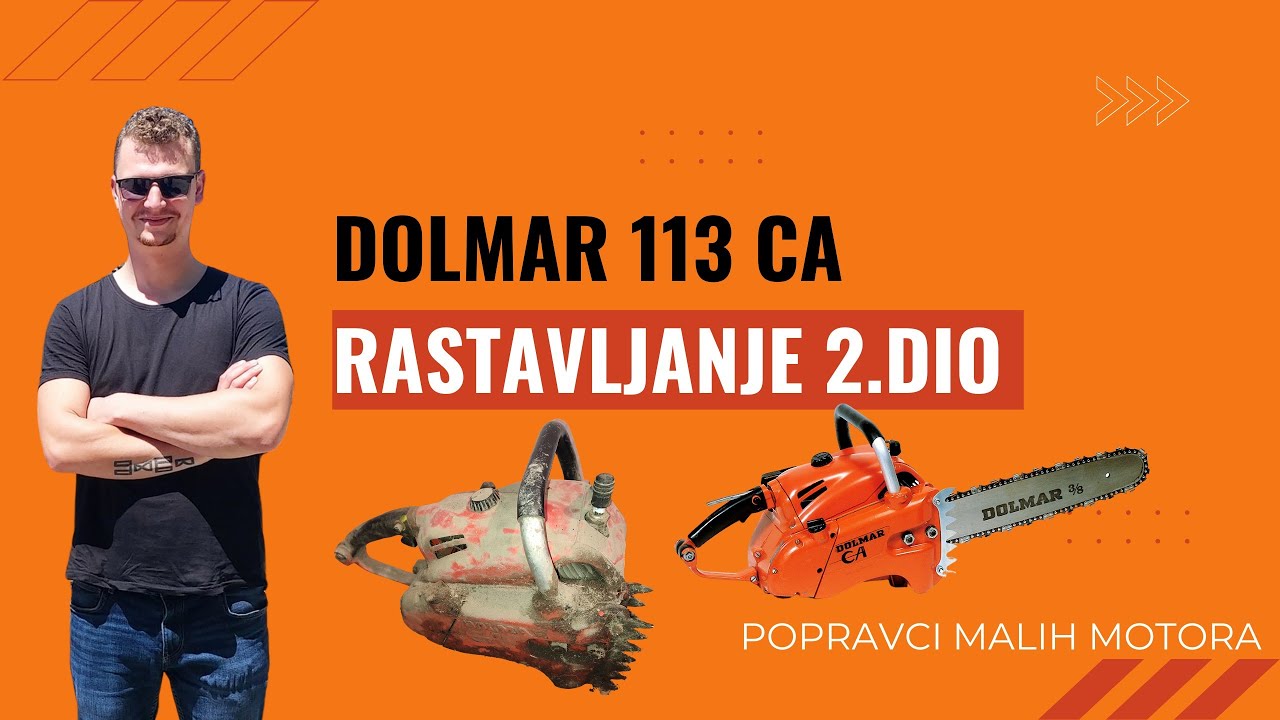 Dolmar 113 CA rastavljanje 2.dio