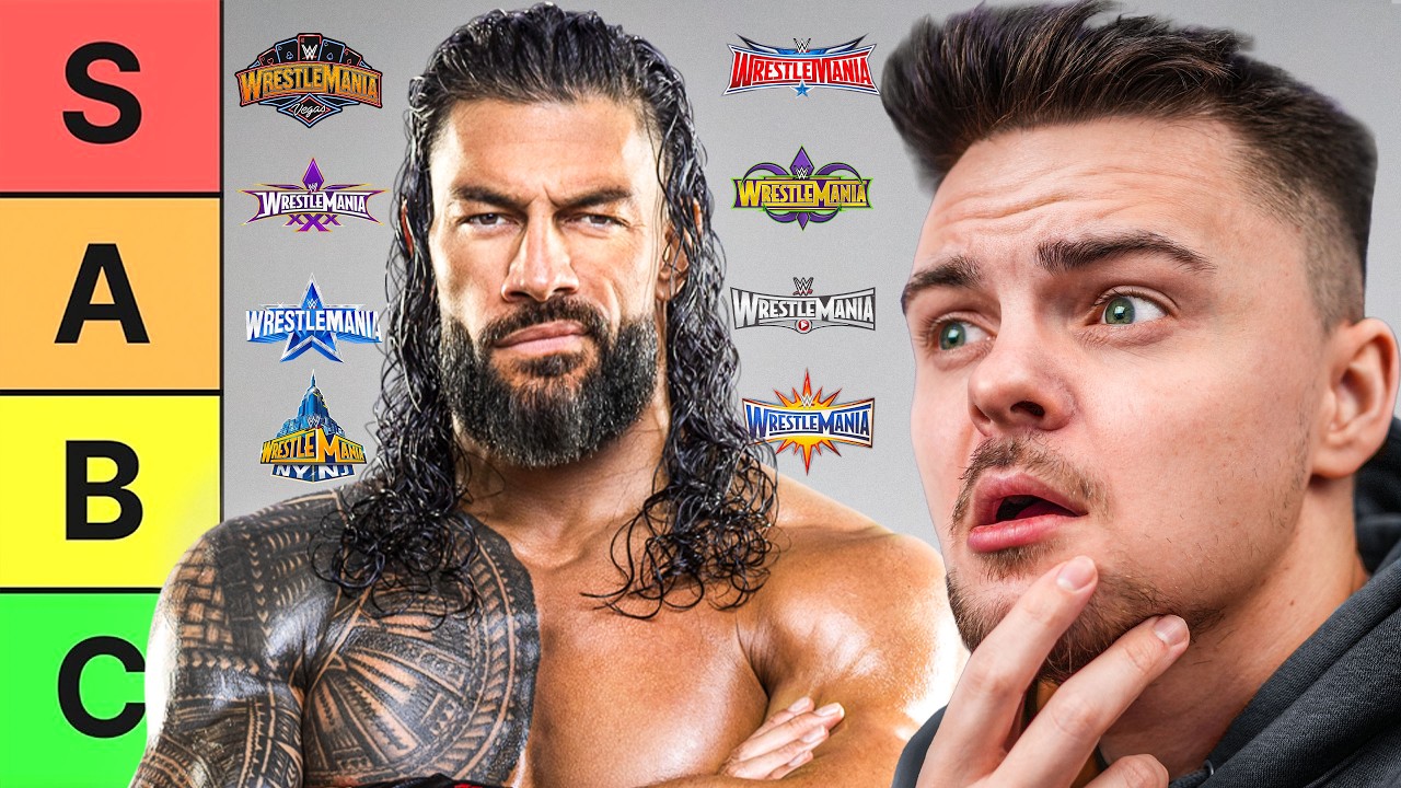 Ranking EVERY Roman Reigns WrestleMania Match! (Tier List)