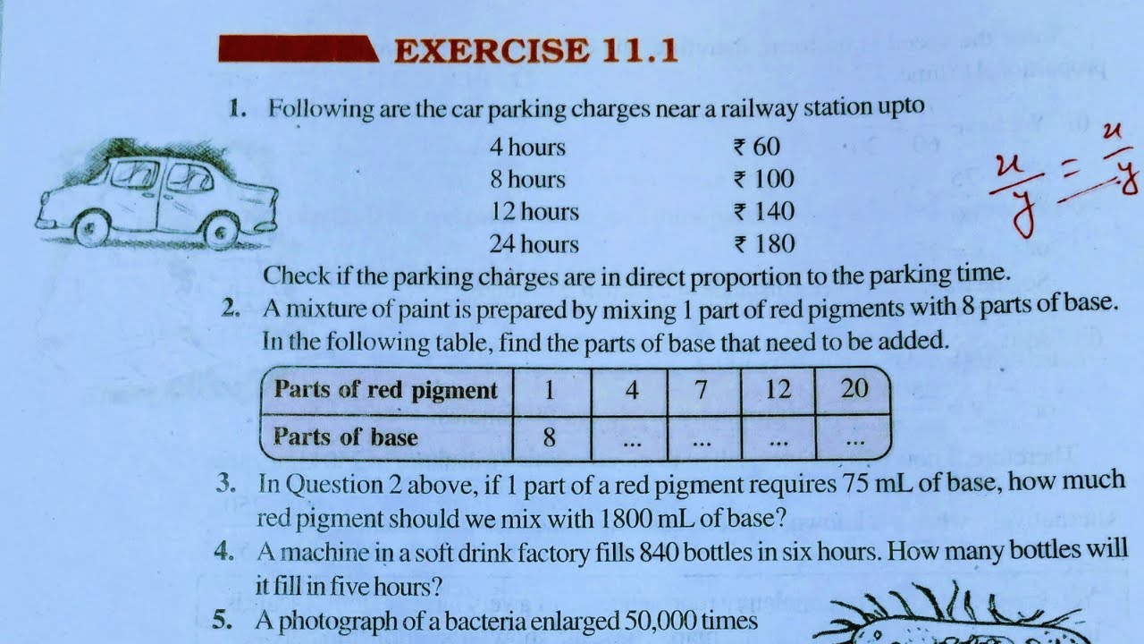 Class 8th maths l Exercise 11.1 l Chapter 11  l Direct and inverse proportion l Maths l cbse board