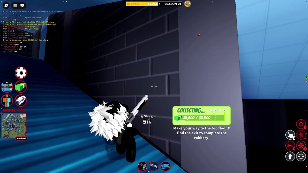 Playing Some Roblox