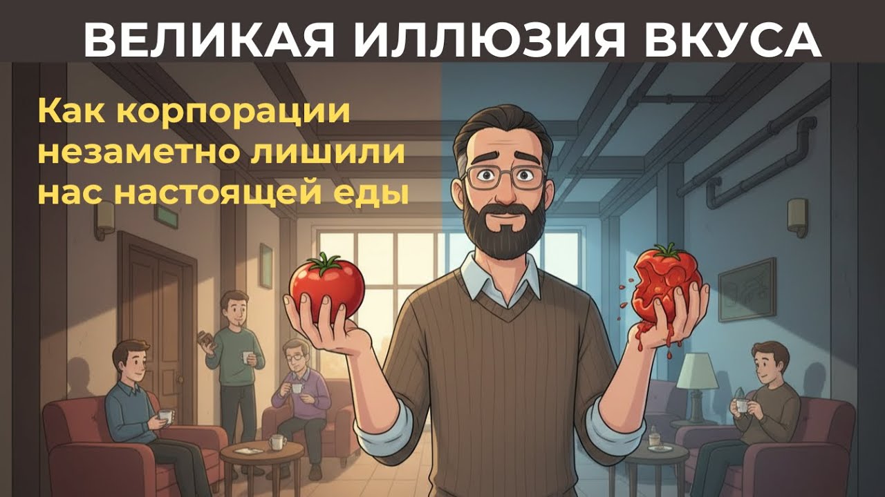 🧺 Великий обман вкуса: почему вы едите промышленный код вместо еды. Как уничтожают вкус ради прибыли