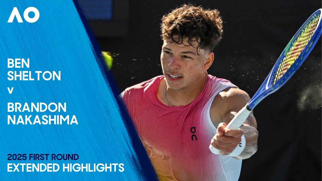 Ben Shelton v Brandon Nakashima Extended Highlights | Australian Open 2025 First Round