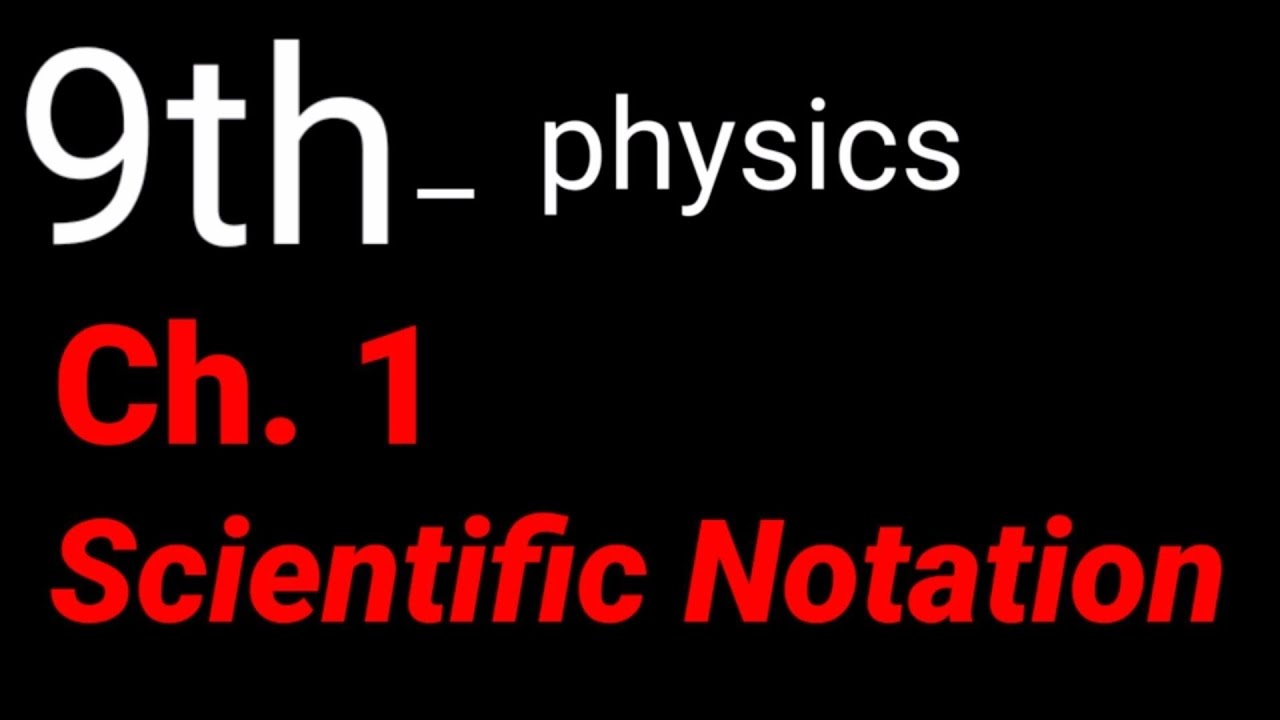 scientific notation class 9th physics | physics | standard notation | pushto lecture physics | zaher