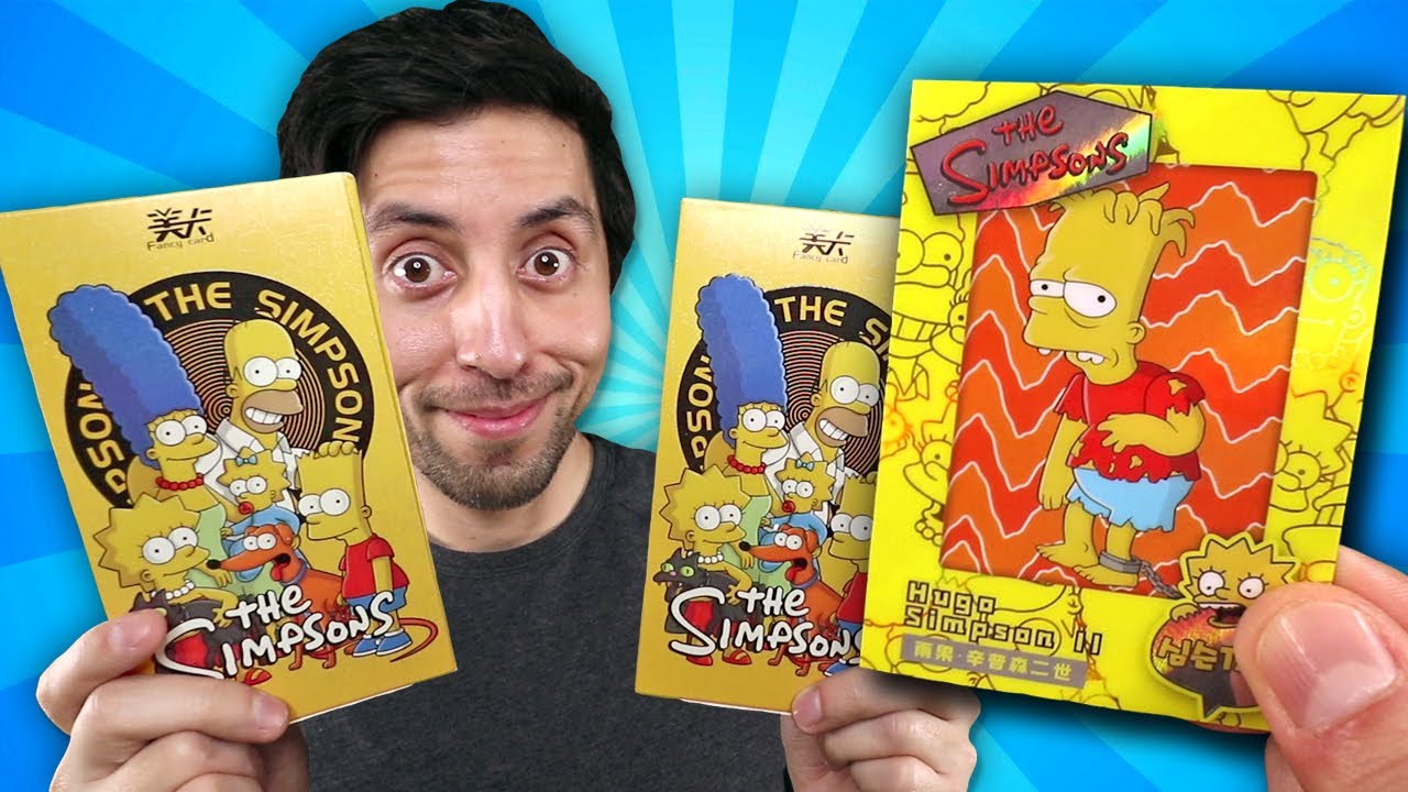 Abriendo CARTAS coleccionables de LOS SIMPSONS!!!