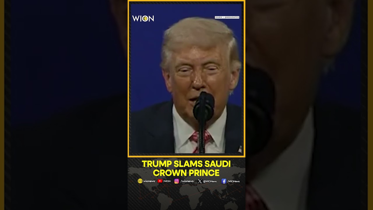 Trump&rsquo;s Crude Remarks on Saudi Prince Amid Iran War | WION SHORTS