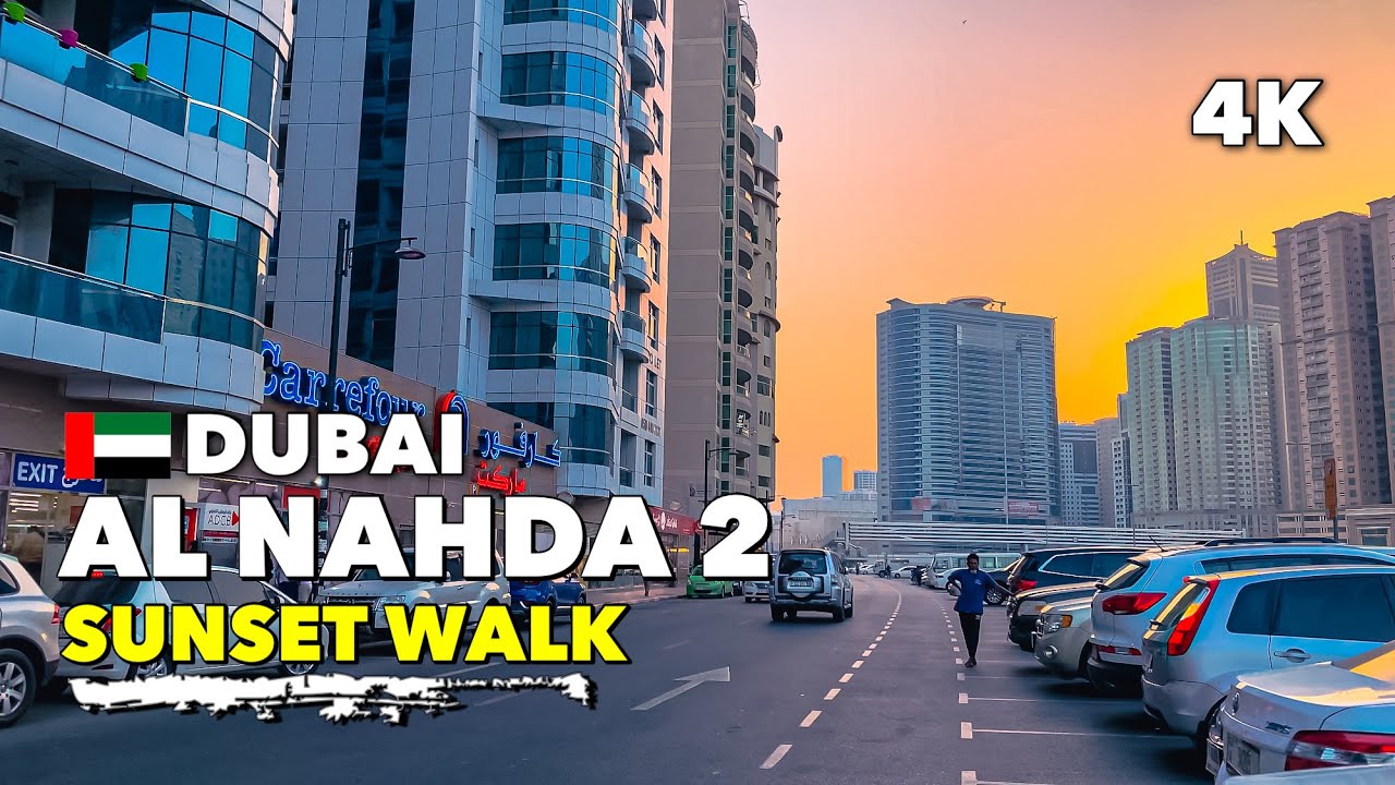 🇦🇪Dubai, Al Nahda 2 - Street Walking Tour 4K