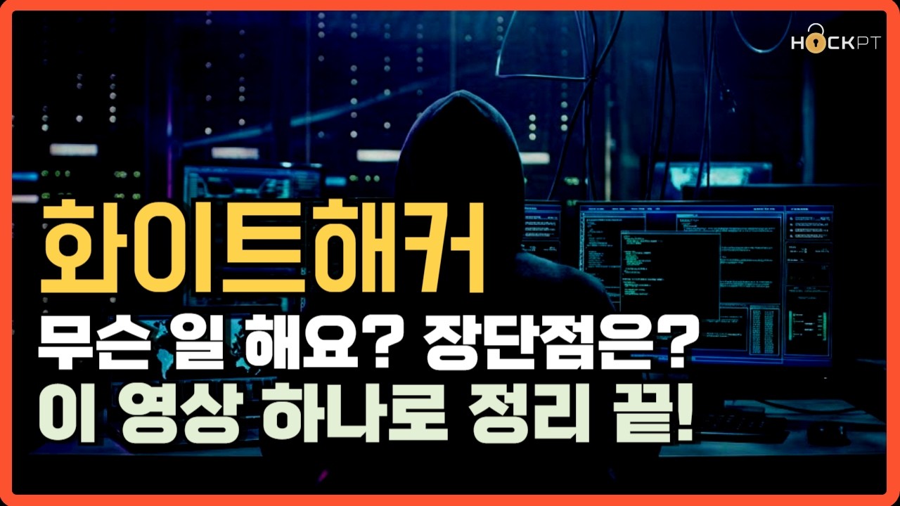 화이트해커 무슨 일해요? 장단점은? 이 영상 하나로 끝!