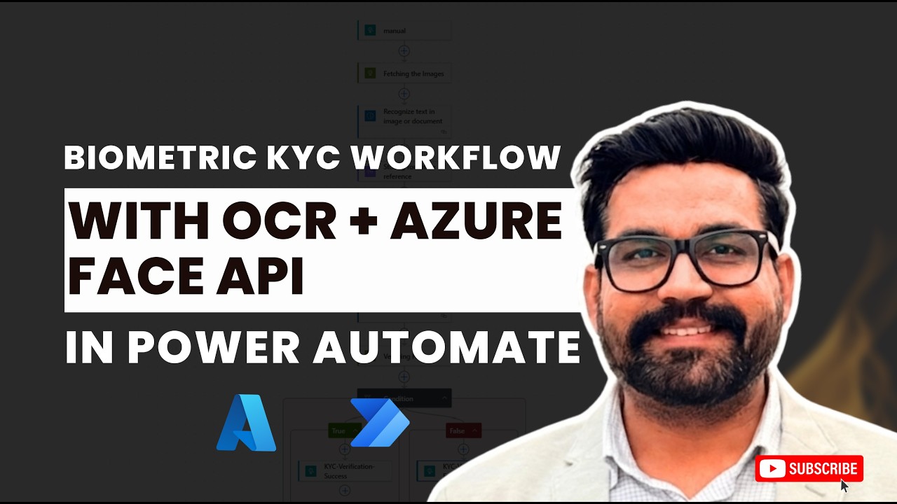 Automated Biometric KYC in Power Automate (OCR + Azure Face API) | Live Demo