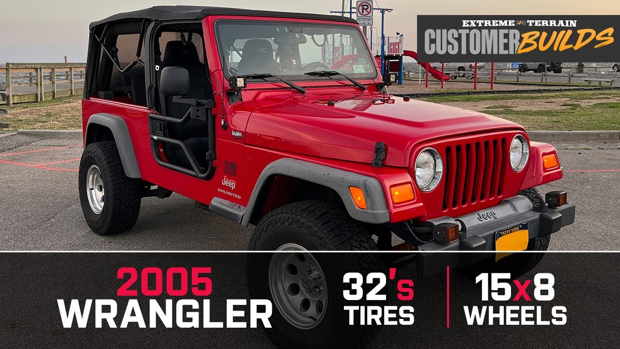 2005 Wrangler Unlimited TJ with Pro Comp Wheels & 32