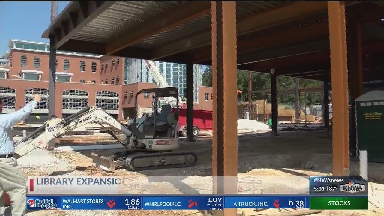 Fayetteville Public Library expansion is one year from completion KNWA