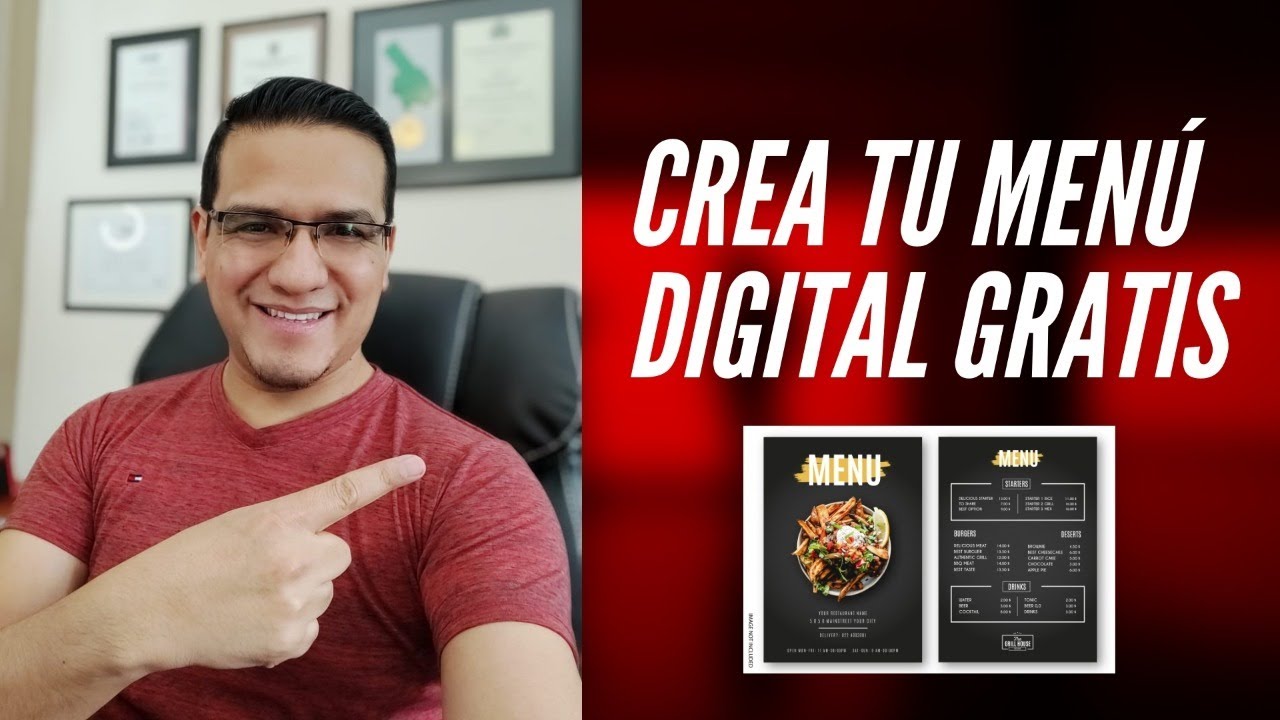 🚀 Cómo crear un menú digital con código qr para restaurante GRATIS en 5 minutos  Beto López parte 1
