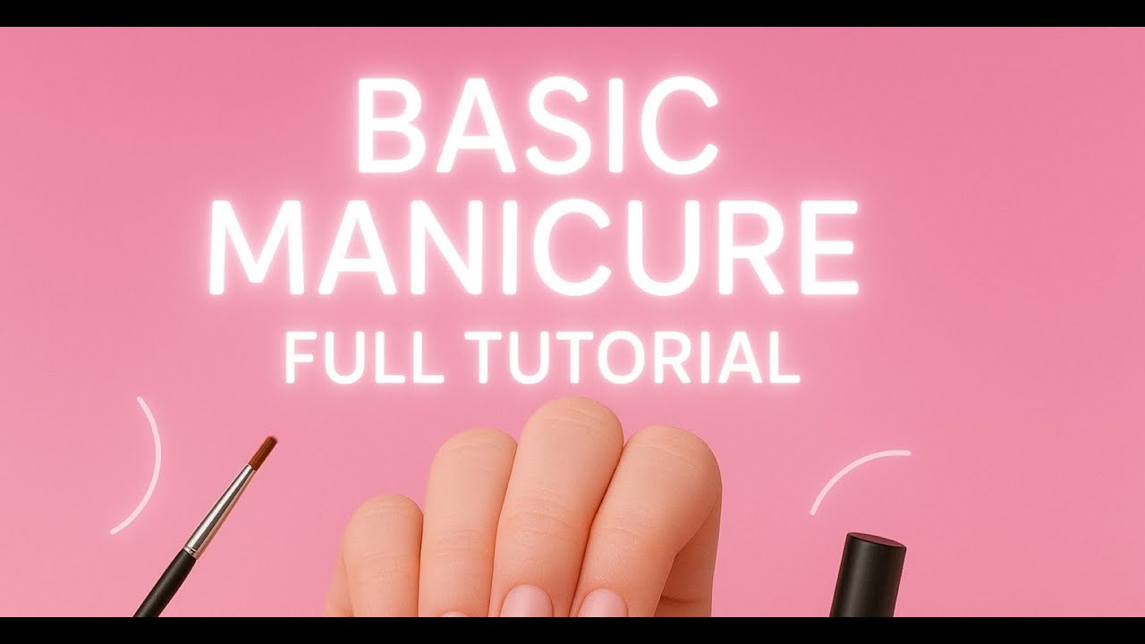DIY Basic Manicure 💅 Easy Step by Step Tutorial