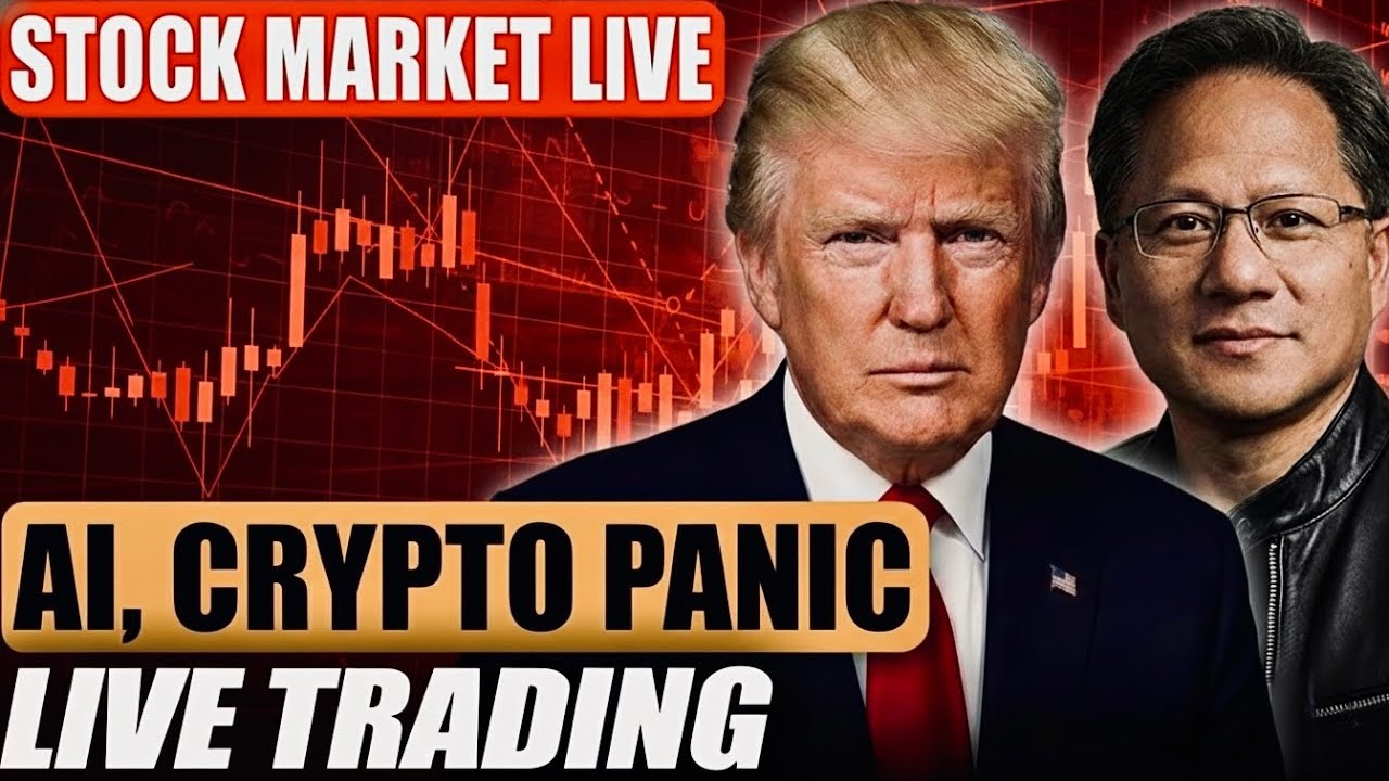 AMD Surged, Stock Market & Crypto Sell-offs Continue | Live Trading Stocks Futures