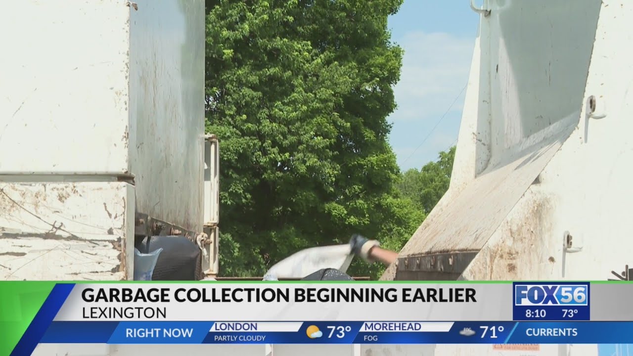 Lexington Waste Management to begin collecting garbage early to curb heat risks