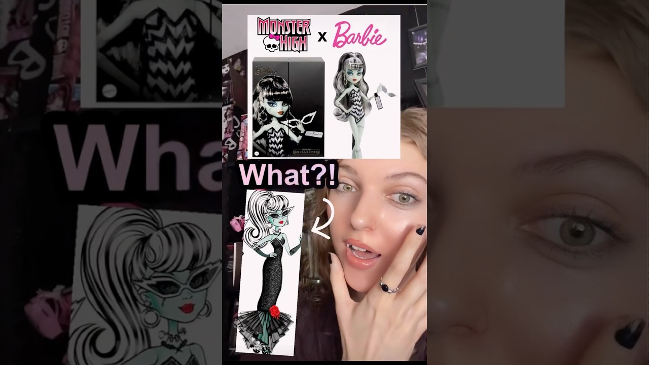 Фрэнки Штейн и Барби Скаллектор представлены 😱🩷 #MonsterHigh