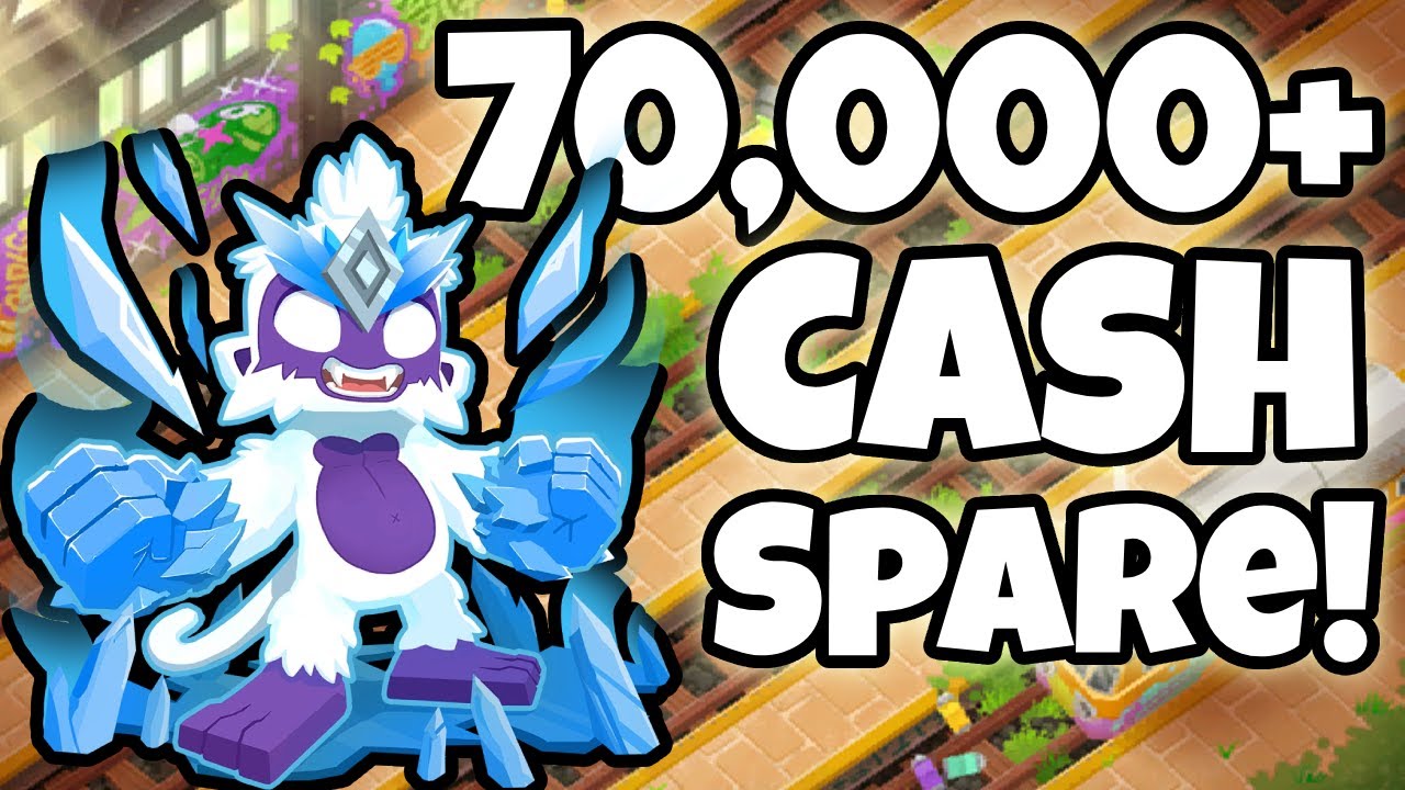 Tricky Tracks CHIMPS With Over 70,000 Cash Spare! - Bloons TD 6