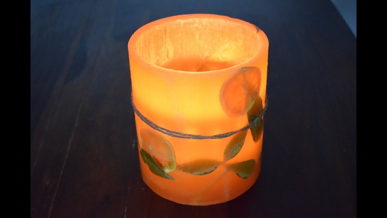 TUTORIAL: Aprende a hacer un fanal o vela hueca con flores y frutos en su interior.