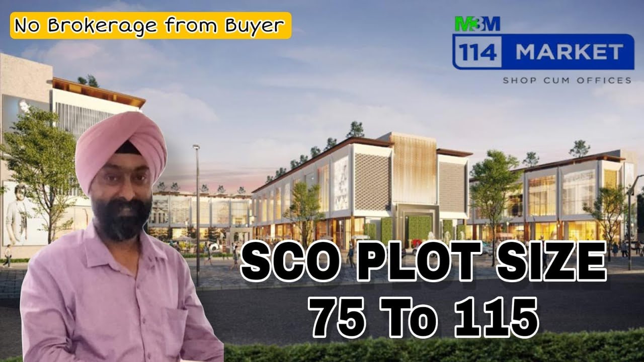 M3M 114 Market SCO | Commercial Plots | Upper Dwarka Expressway | Gurgaon #9319502014
