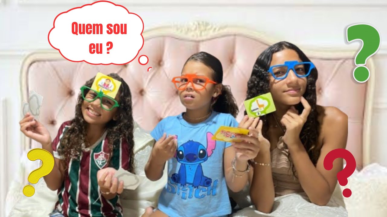 A VALENTINA FEZ O DESAFIO DO "QUEM SOU EU" COM AS AMIGAS DELA !!! QUEM SE SAIU MELHOR?