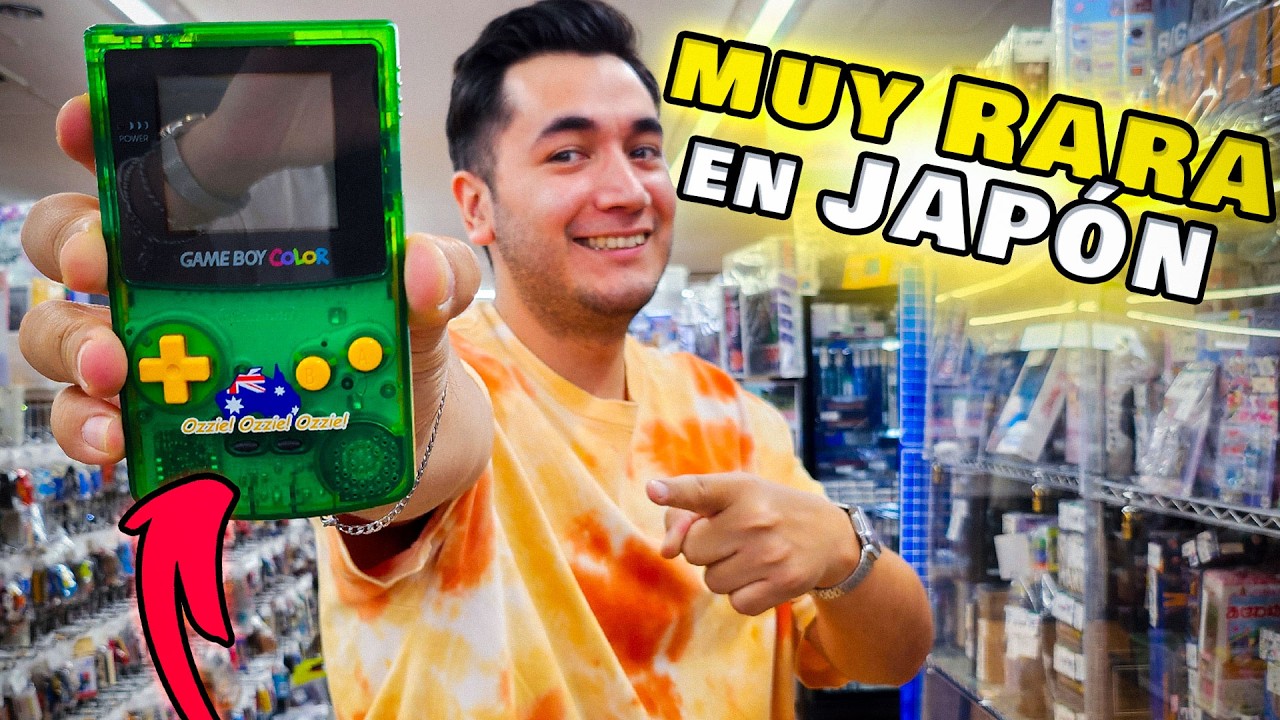 Esta  GAMEBOY COLOR es MUY RARA en JAPON y LA COMPRE !