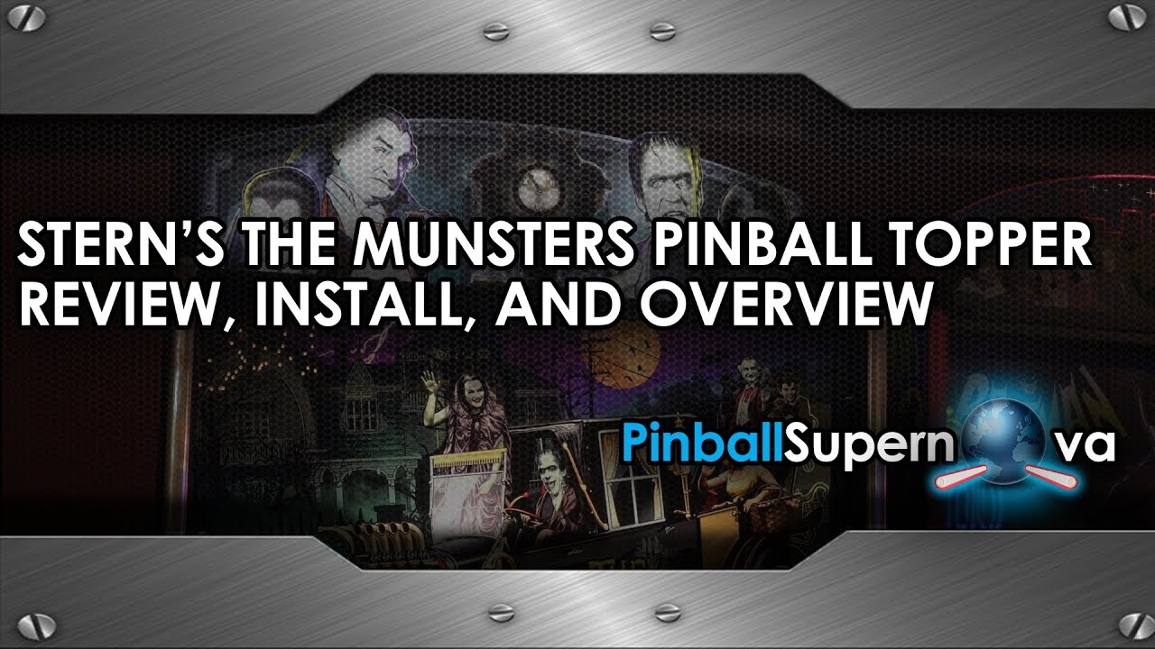 Pinball Mods # 79: THE MUNSTERS TOPPER REVIEW, INSTALL, AND OVERVIEW