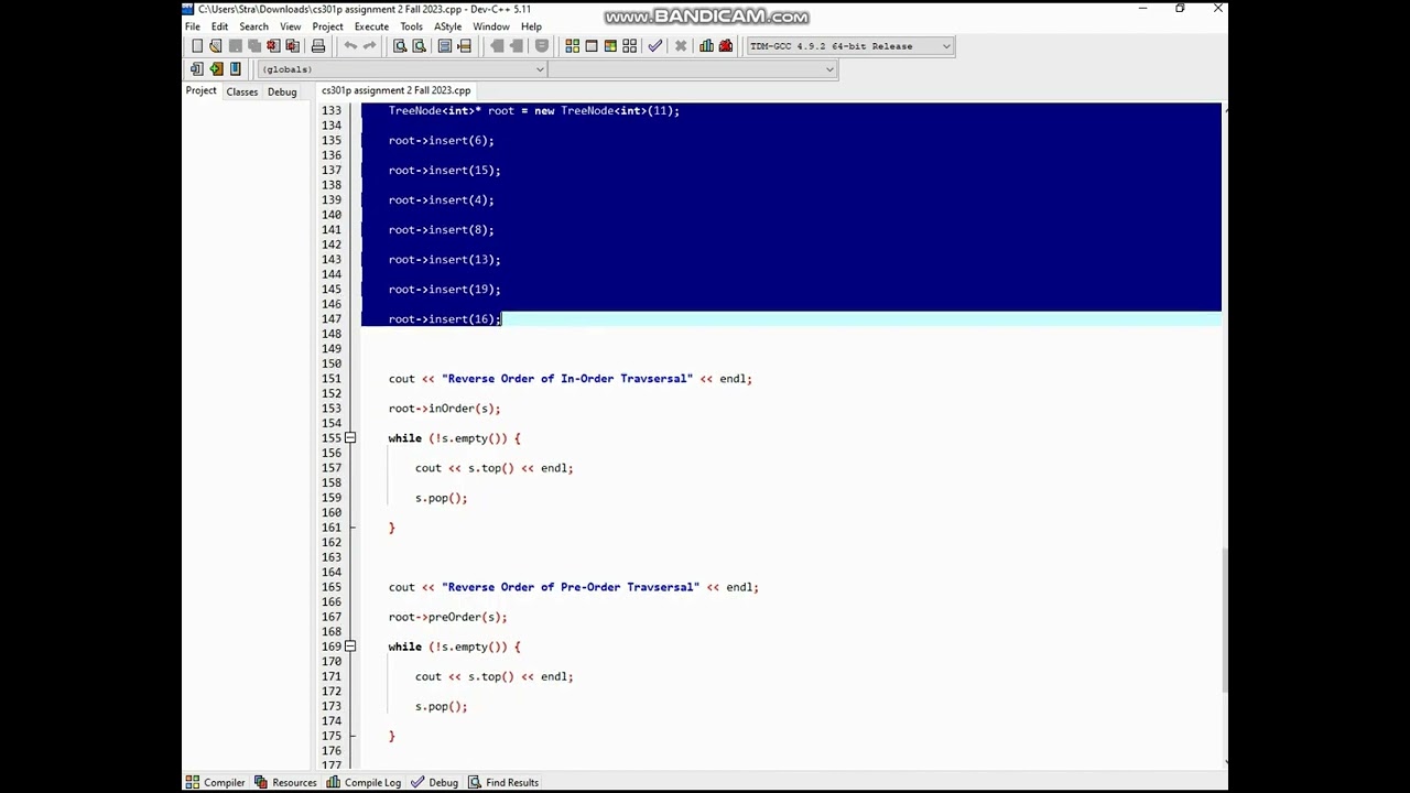 CS301 Assignment 2 | CS301 Assignment 2 Solution File Fall 2023