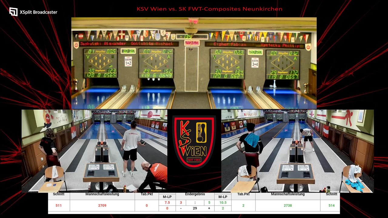 SL Herren KSV Wien vs. SK FWT Composites Neunkirchen
