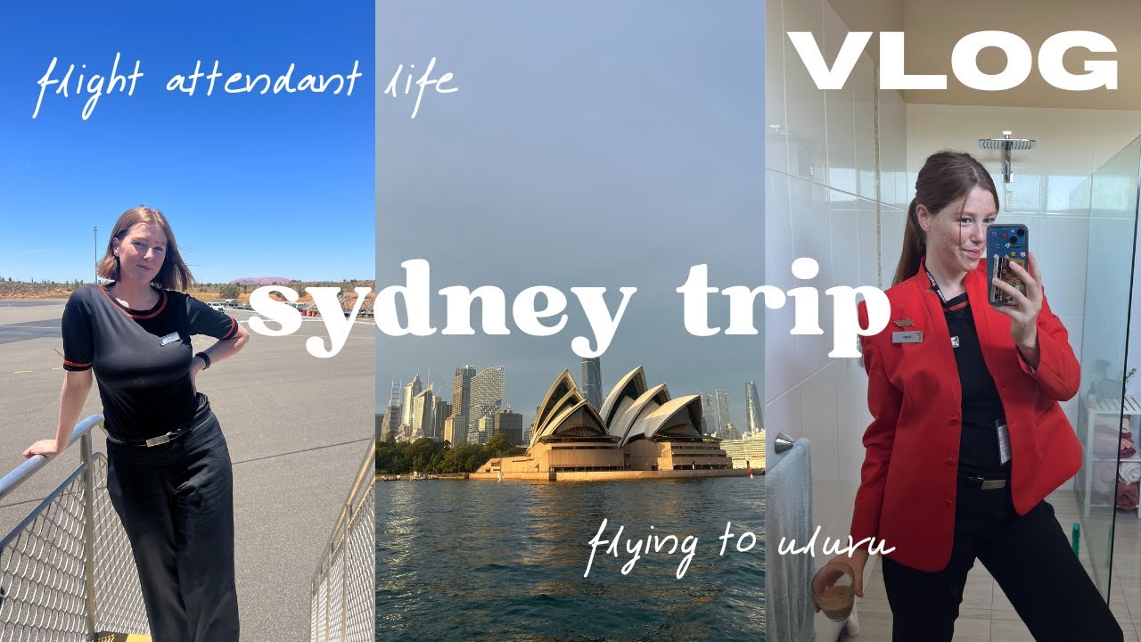 sydney trip: flight attendant vlog