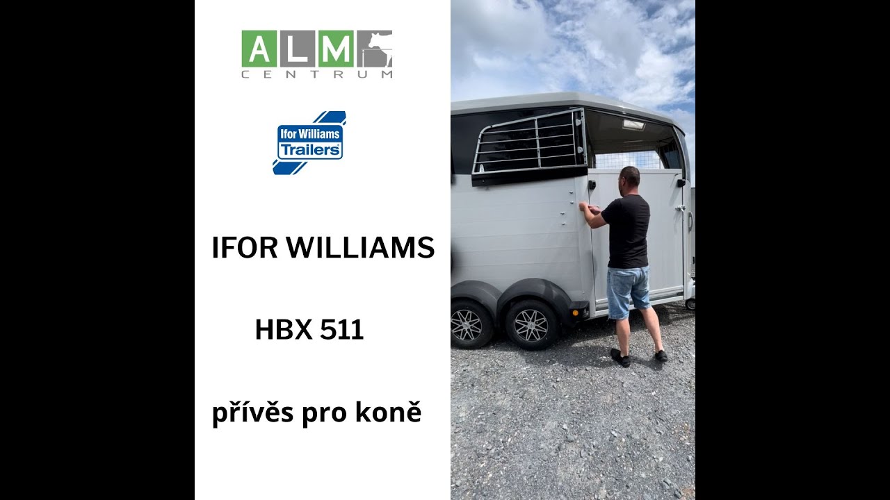 Ukázka přívěsu pro koně Ifor Williams HBX 511