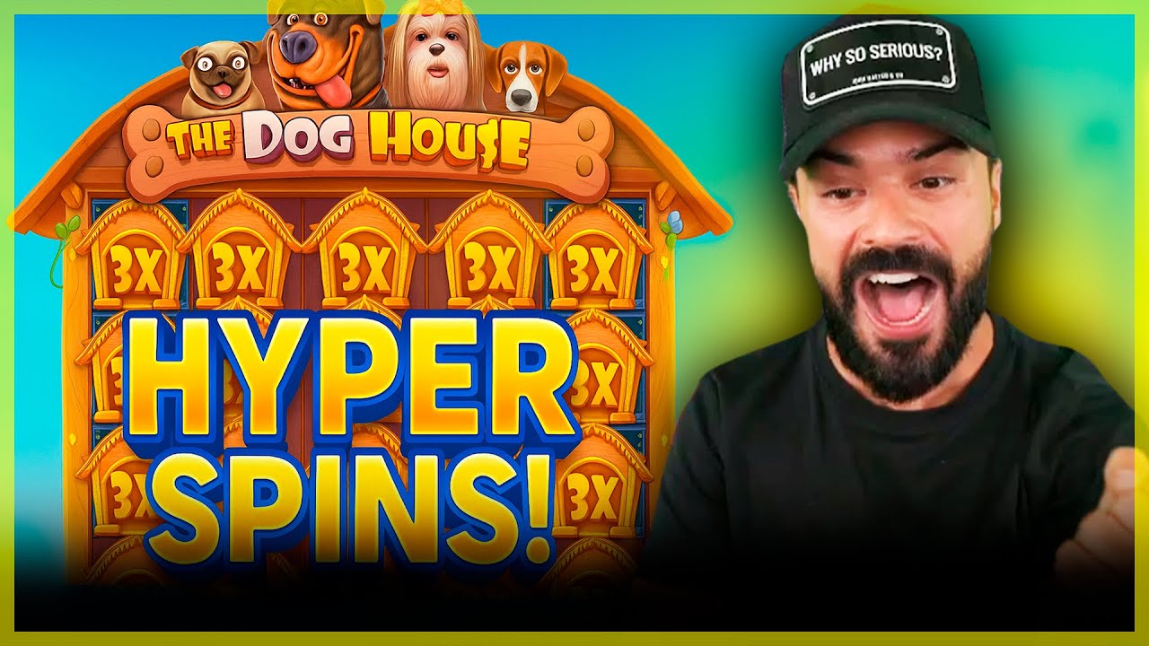 INTENSE HYPER SPINS ON DOG HOUSE! 🐾 MEGA MULTIPLIERS!