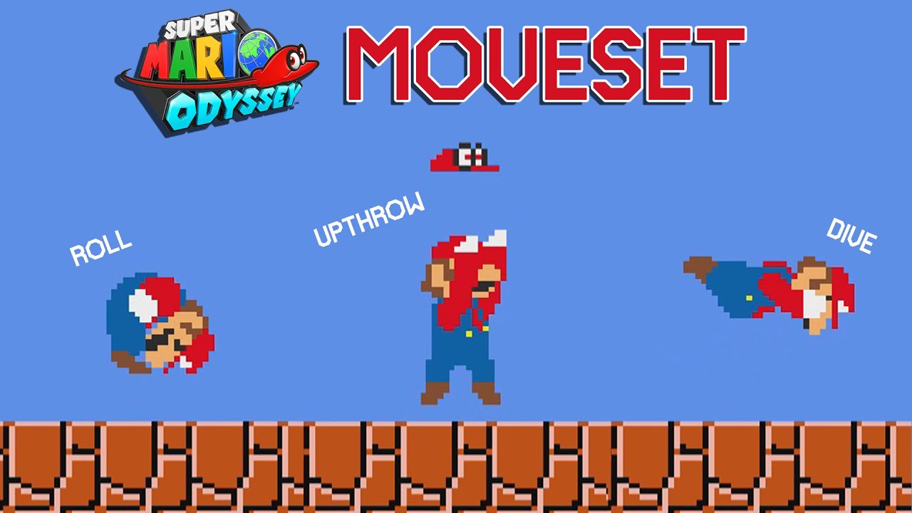 What If We Could Use Mario Odyssey Moveset in 2D?