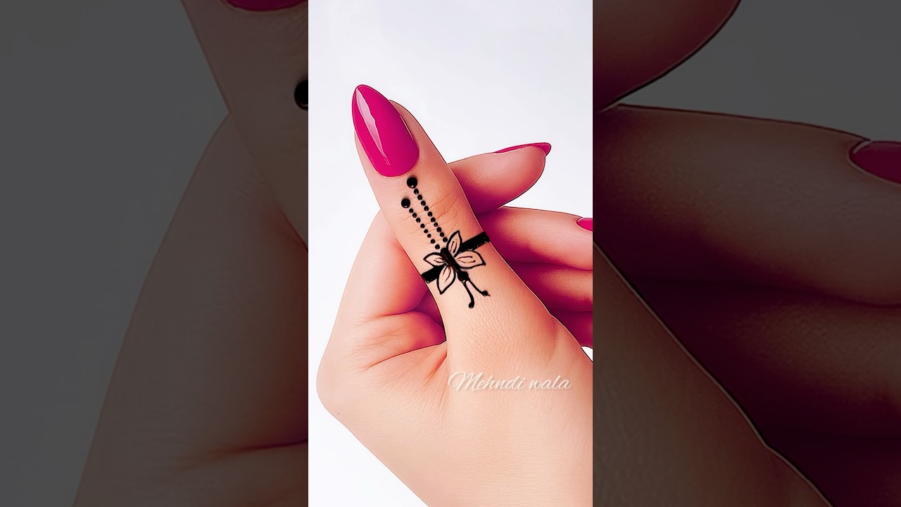 Stylish thumb mehndi design #mehndi #mehandi #shorts #mehndishorts #henna #hennadesign