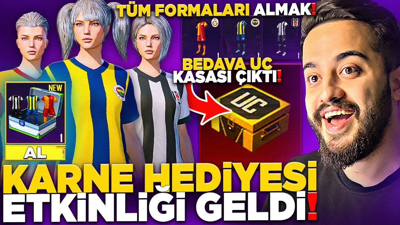 TÜM FORMALARI KALICI ALMA GELDİ! KARNE HEDİYESİ ETKİNLİĞİ! PUBG Mobile