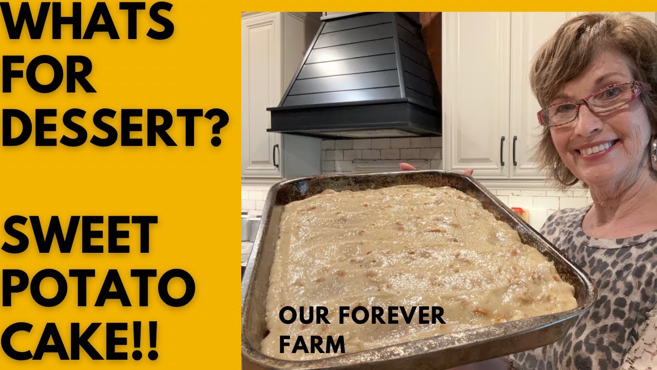 Delicious SWEET POTATO Cake-You have to try this! How To Freeze Individual Desserts @ourforeverfarm