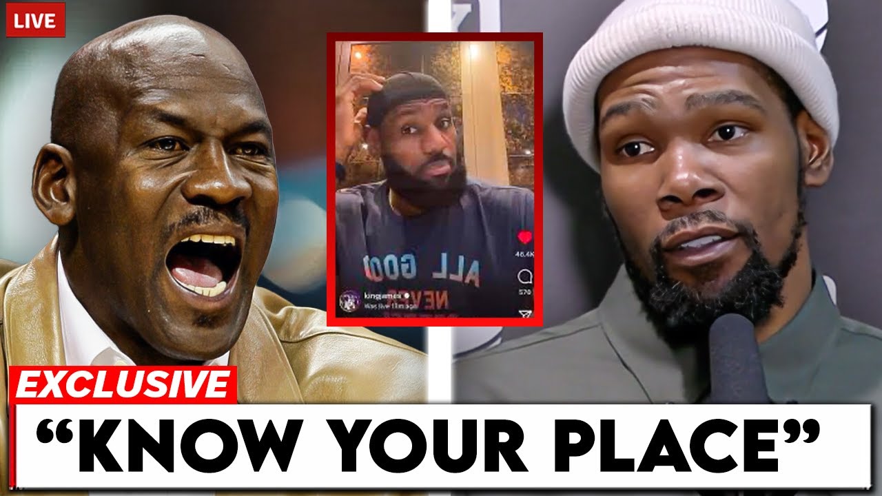 Michael Jordan LIVE BLASTS LeBron & KD For Disrespecting Him (He Didn't Hold Back!)