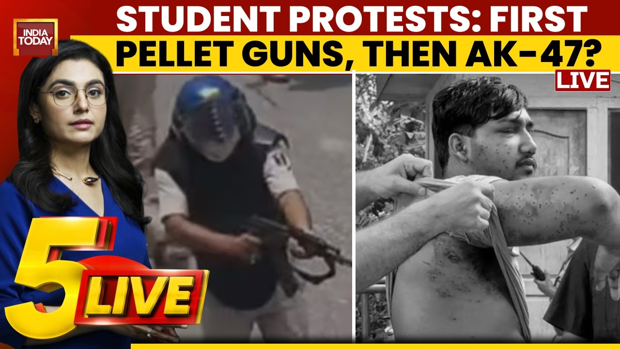 LIVE: Paper Leak Protests | First Pellet Guns, Then AK-47 Used Against Students? | Parliament Chaos