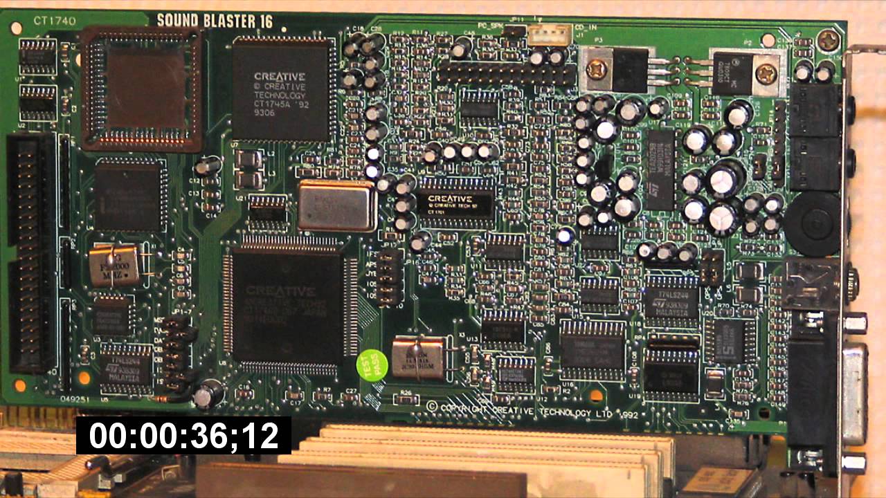 Generic Dance song played on SoundBlaster 16