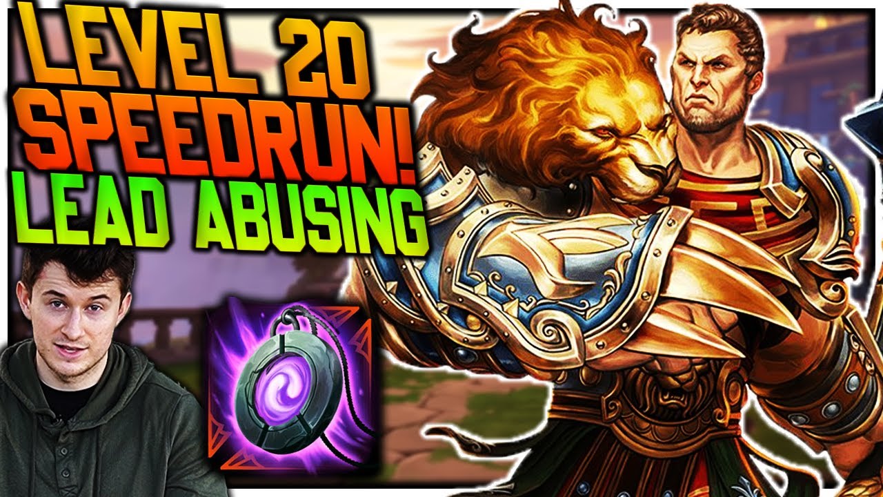 HOW TO ABUSE A LEAD WITH HERCULES!! NEW CERBERUS PASSIVE STARTER ITEM..