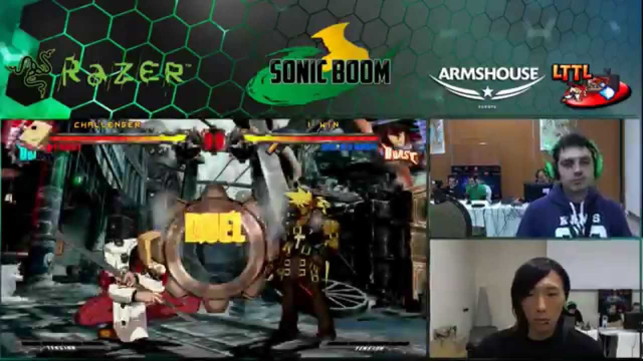 MF NB (Faust) vs Dogura (Sol) - GGXrd Sonic Boom '15