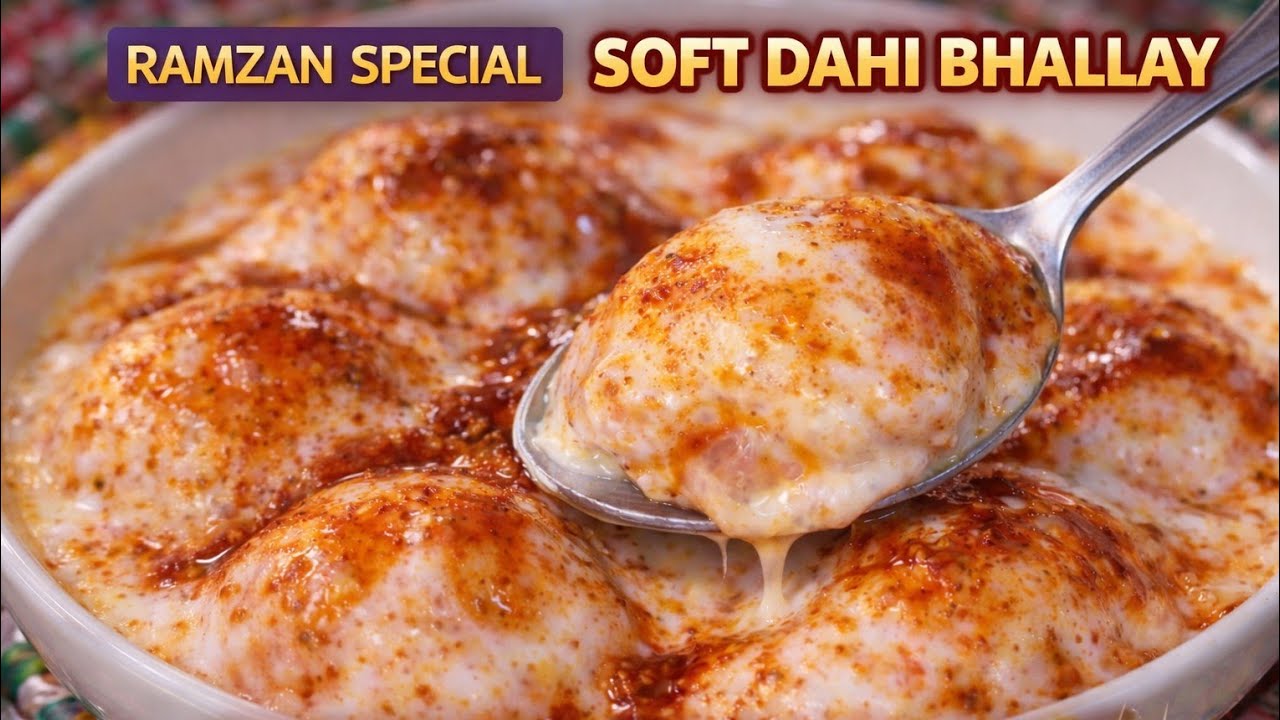 Ramzan Special Soft Dahi Bhallay | Muh Mein Ghull Jane Wale 😍
