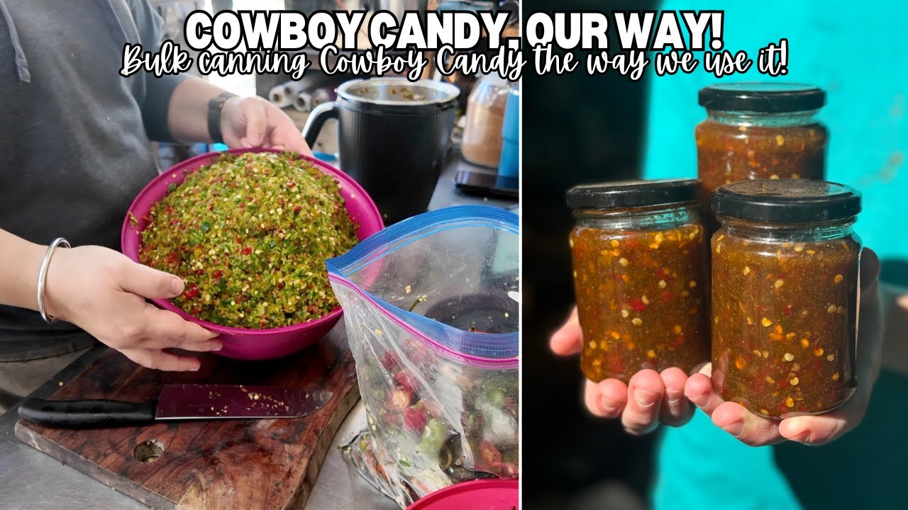 Canning Cowboy Candy, Sweet & Spicy, perfect for marinades, mayos & pasta sauce! -Off Grid Australia