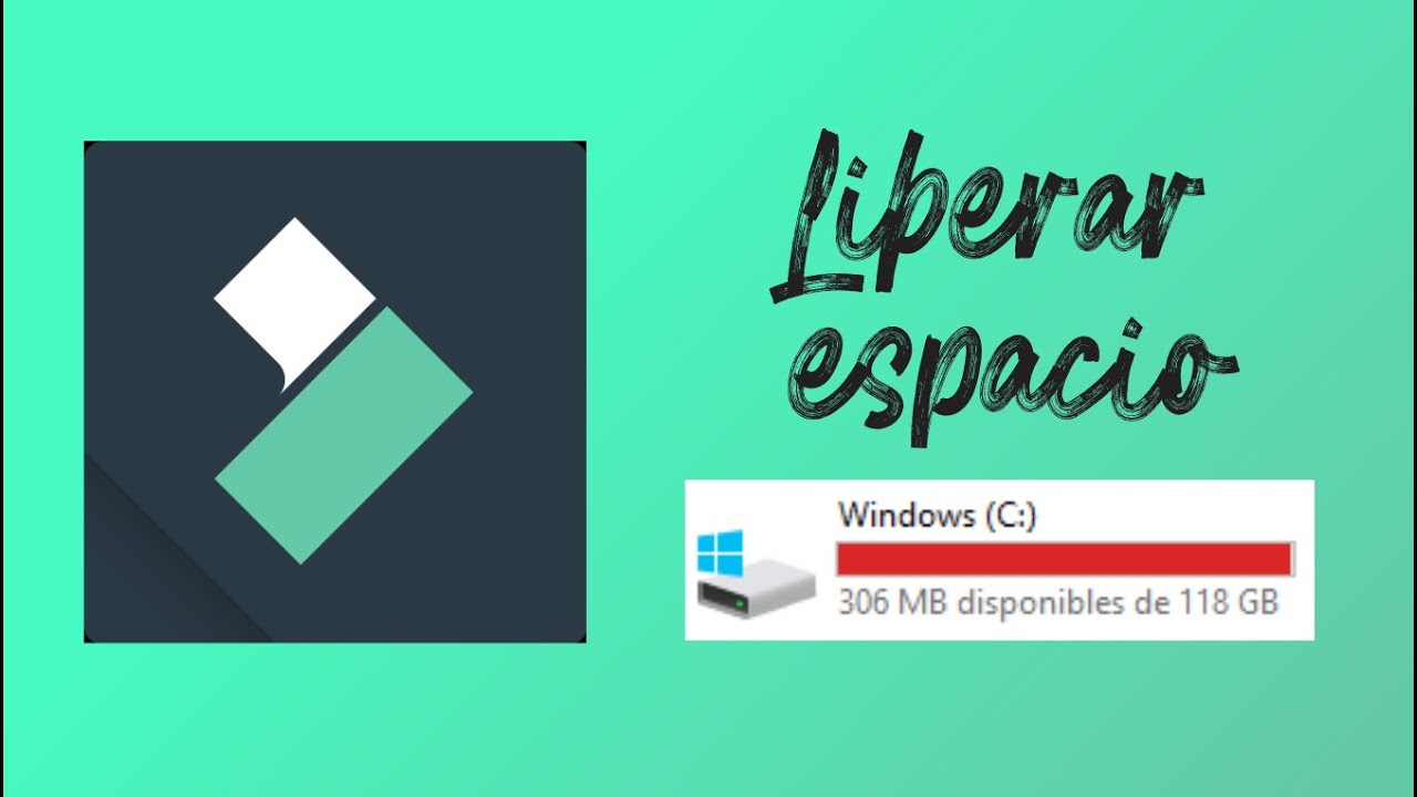 Liberar espacio en el disco duro FILMORA 9